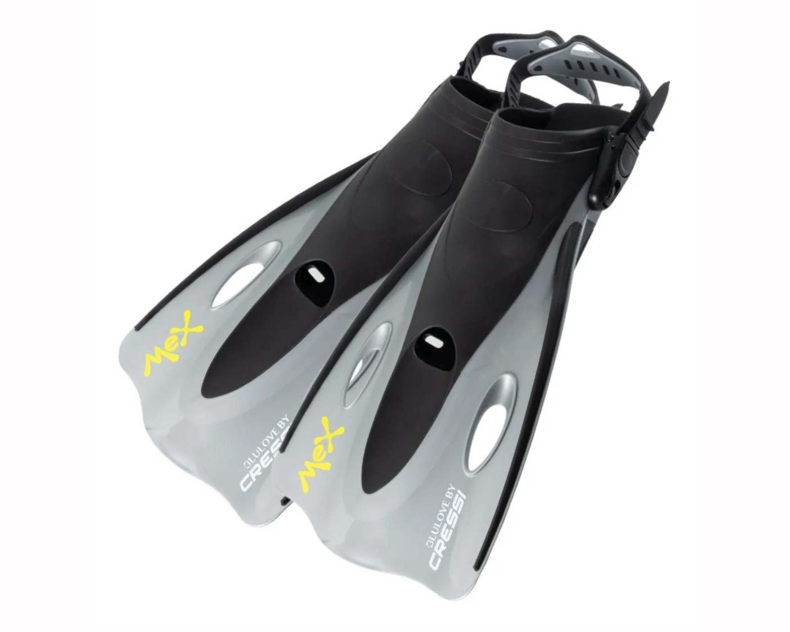 Foto 2 pulgar | Aleta Cressi Mex talla L/ Xl (27/30 Mx) Corta Ajustable color Gris