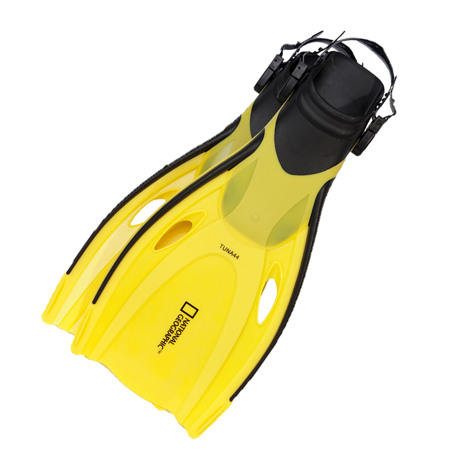 Foto 2 pulgar | Aletas Tuna Jr National Geographic Snorkeler 0815 Adt color Amarillo