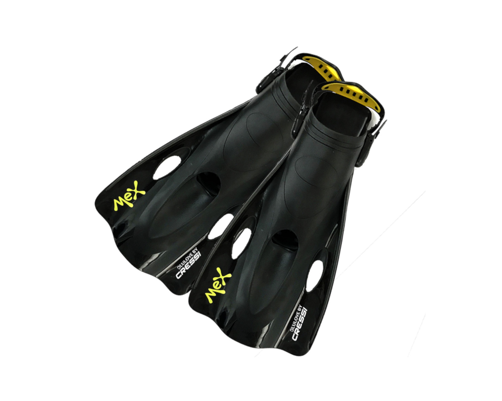 Foto 2 pulgar | Aleta Cressi Mex Corta Ajustable para Snorkeling y Natación Talla 24/27 Mx color Negro