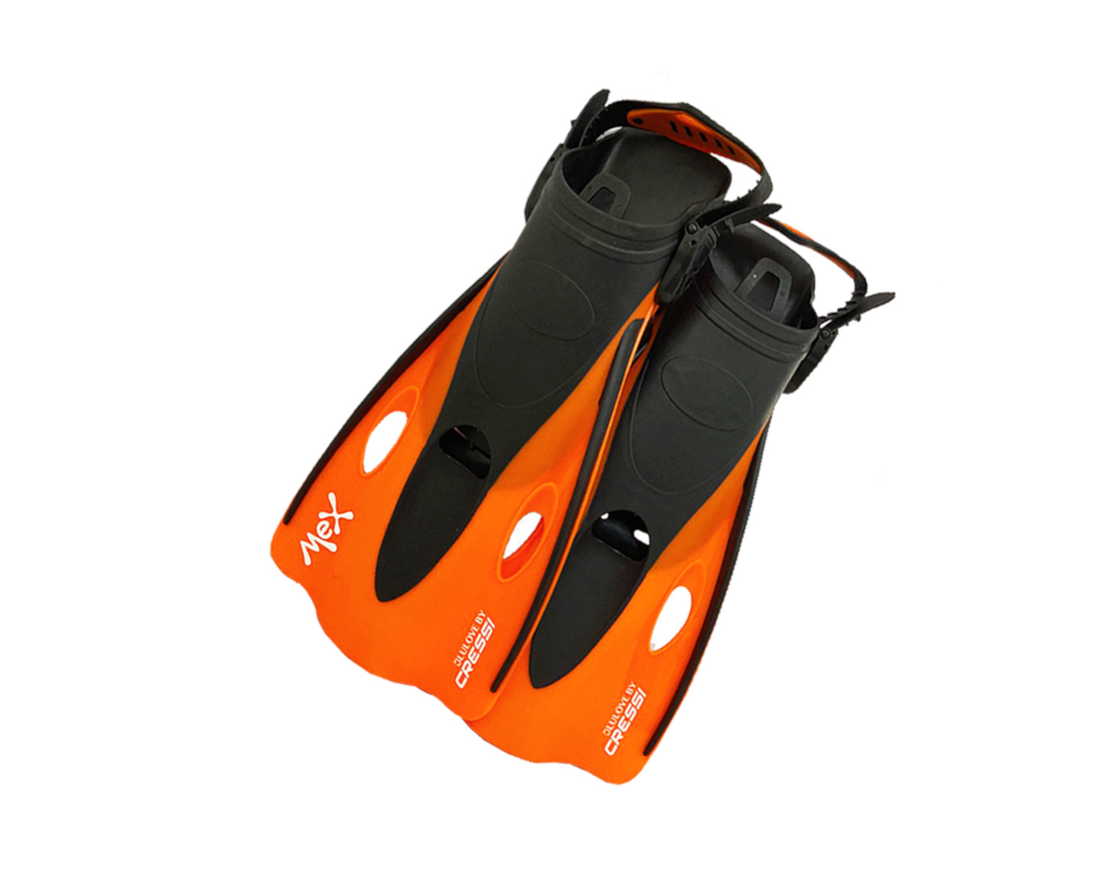 Foto 1 | Aletas Ajustables para Snorkeling y Natación Cressi Mex color Naranja
