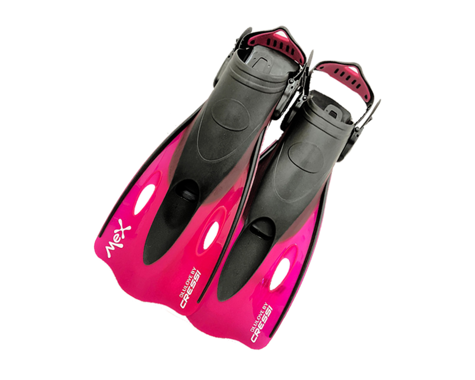 Foto 2 pulgar | Aletas Ajustables para Snorkeling y Natación Cressi Mex color Rosa