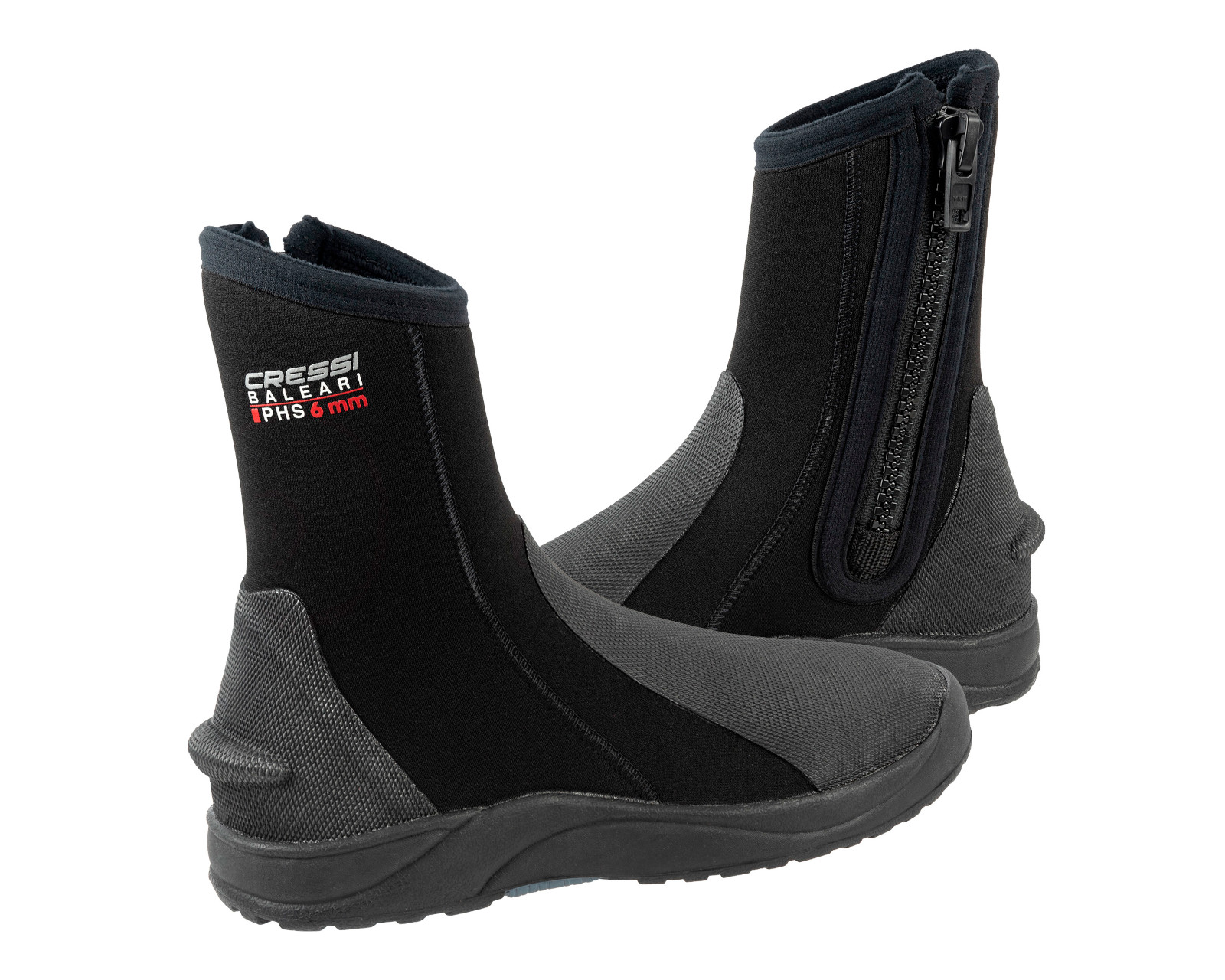 Foto 1 | Bota Cressi Baleari Phs color Negro Suela Rígida 6mm Talla 9/9.5 Para Buceo