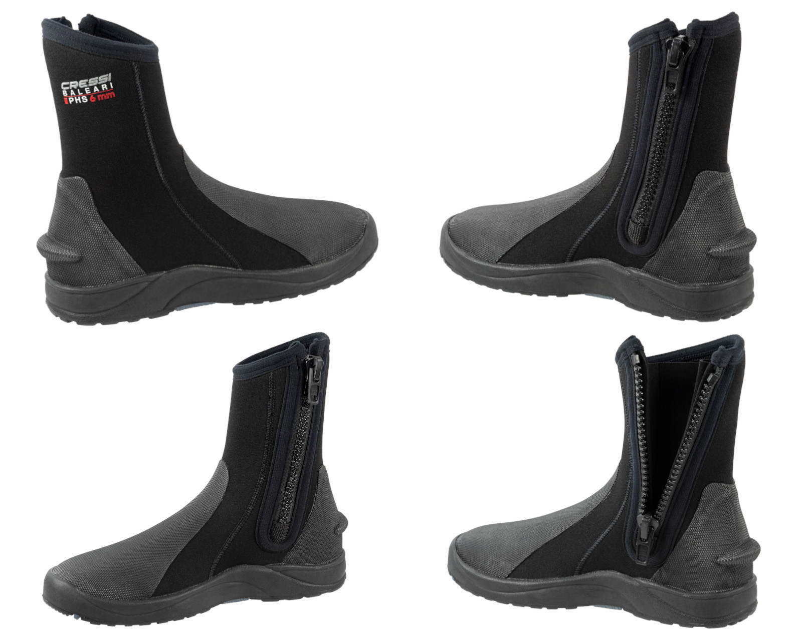 Foto 2 | Botas Rígidas para Buceo Cressi Baleari Phs Talla 4/4.5 color Negro