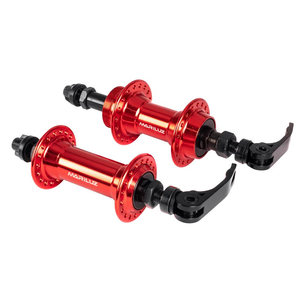 Foto 2 pulgar | Mazas Para Bicicleta 36h Aluminio Rojo Con Bloqueo Mariluz