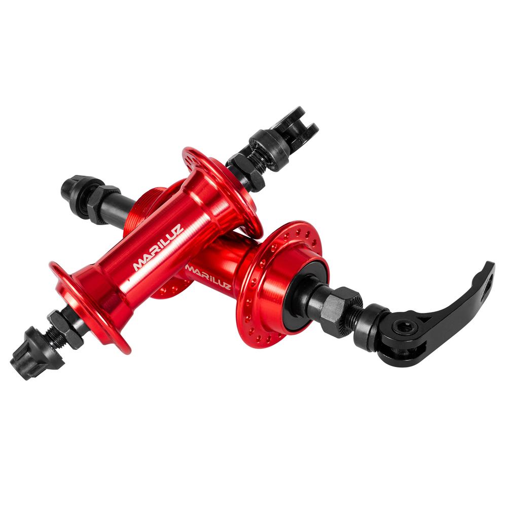 Foto 5 pulgar | Mazas Para Bicicleta 36h Aluminio Rojo Con Bloqueo Mariluz