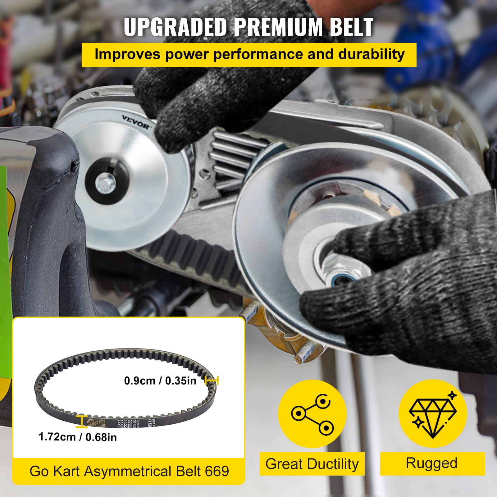 Foto 5 pulgar | Kit Convertidor De Par Go Kart Cvt Clutch 3/4 Que Reemplaza Al Comet Tav2 30-75 218353a Manco 10t #40 /41 - Vent