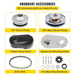 Foto 6 | Kit Convertidor De Par Go Kart Cvt Clutch 3/4 Que Reemplaza Al Comet Tav2 30-75 218353a Manco 10t #40 /41 - Vent