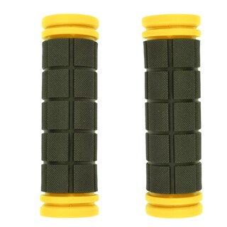 Foto 3 | Puños Para Bicicleta Antiderrape Mtb Urbano Amarillo Gospel
