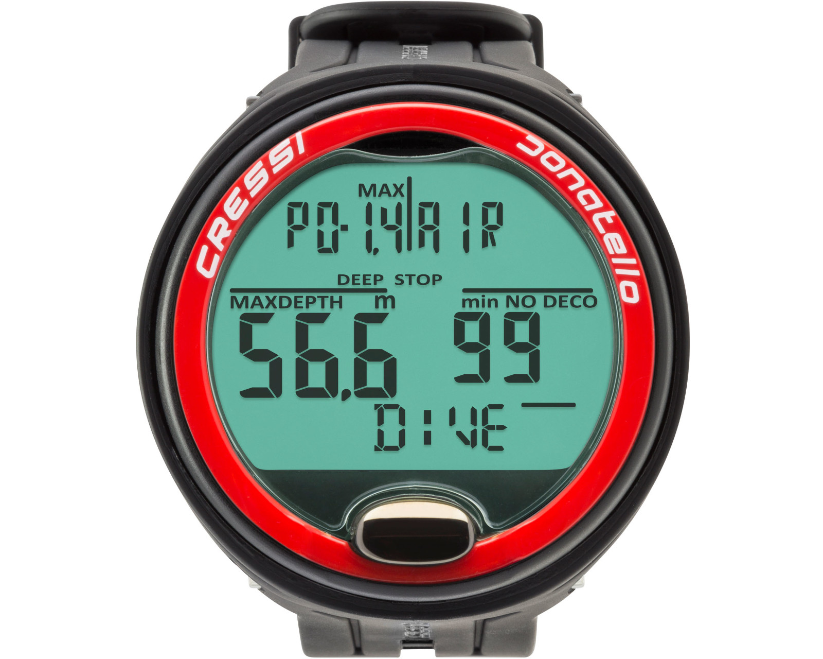 Foto 3 pulgar | Reloj Digital Donatello Ordenador Cressi Color Negro/rojo De Buceo