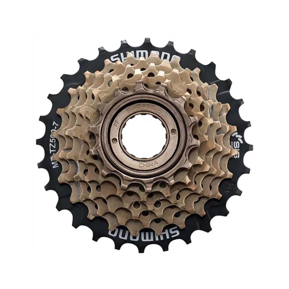 Rueda Libre Para Bicicleta Shimano Mtb 14-28d 7 Velocidades Mf-tz500 Gris