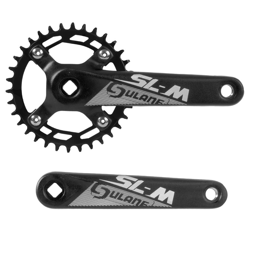 Multiplicacion Para Bicicleta De Montaña 12v - 34d (acero) 170mm (aluminio) Negro Mariluz