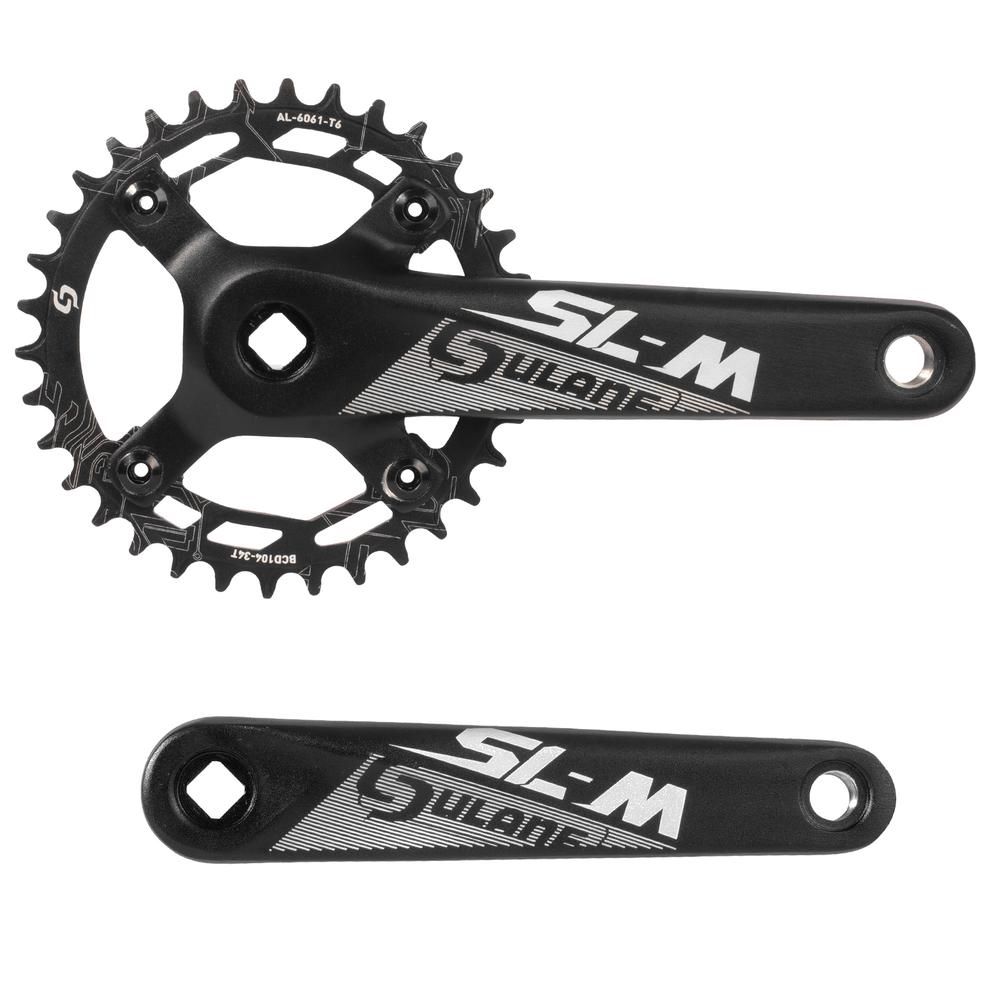 Multiplicacion Para Bicicleta De Montaña 12v - 34d (aluminio) 170mm (aluminio) Negro Mariluz