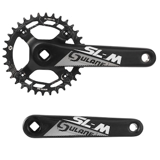 Foto 1 | Multiplicacion Para Bicicleta De Montaña 12v - 34d (aluminio) 170mm (aluminio) Negro Mariluz
