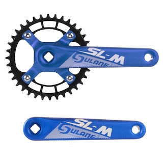 Foto 1 | Multiplicacion Para Bicicleta De Montaña 12v- 36d (acero) 170mm (aluminio) Negro/azul Mariluz