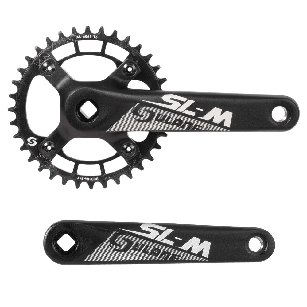Multiplicacion Para Bicicleta De Montaña 12v - 36d (aluminio) 170mm (aluminio) Negro Mariluz