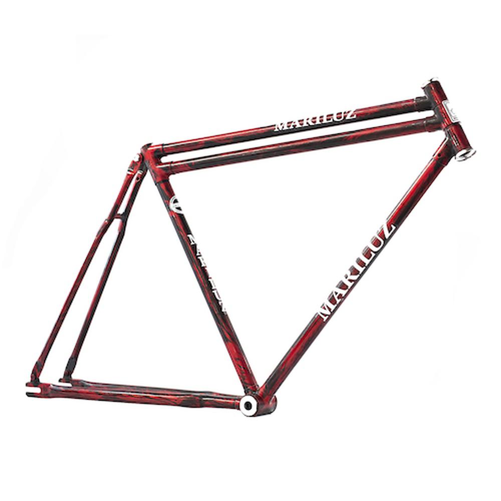 Cuadro para Bicicleta R28 Salpicado Rojo Std Inglés Mariluz