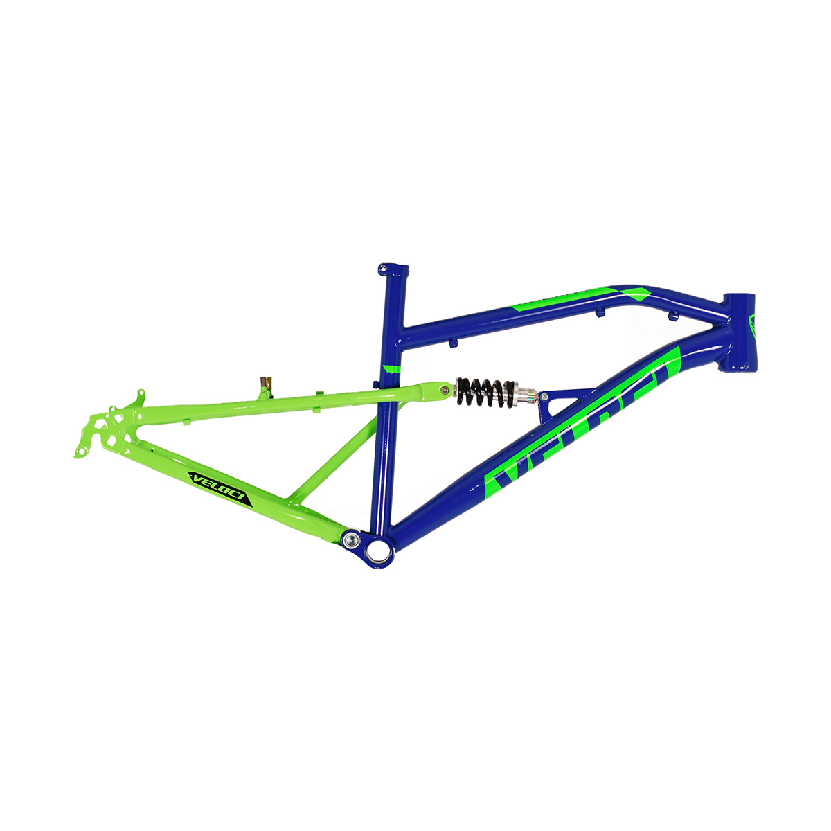 Cuadro Mtb  Naukas Con Suspensión R26 Azul