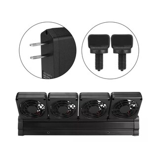 Foto 4 | Ventiladores De Refrigeración Acuario Colgantes Eo Safe Imports Esi-15316 Negro