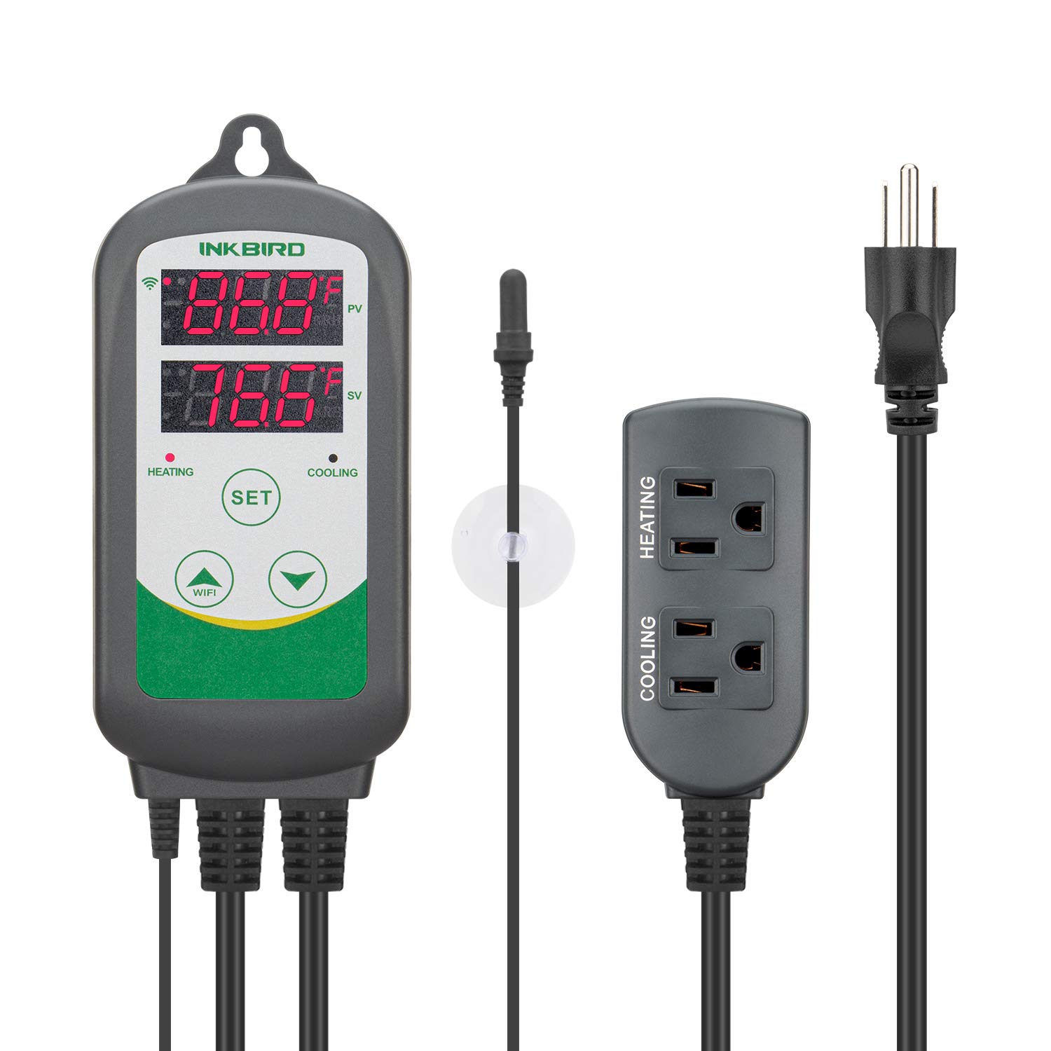 Controlador De Temperatura Inkbird Wifi Itc-308 Aquarium - Venta Internacional. $1,619