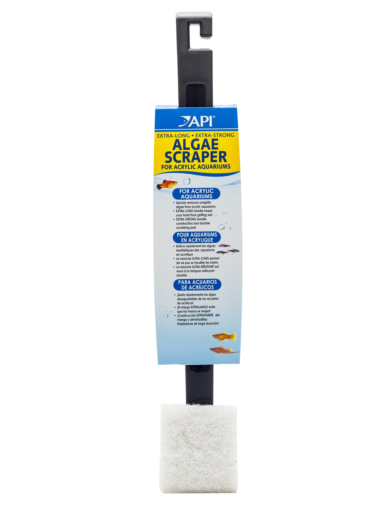 Foto 2 pulgar | Algae Scraper Api Para Acuarios Acrílicos, Contenedor De 1 Unidad - Venta Internacional.