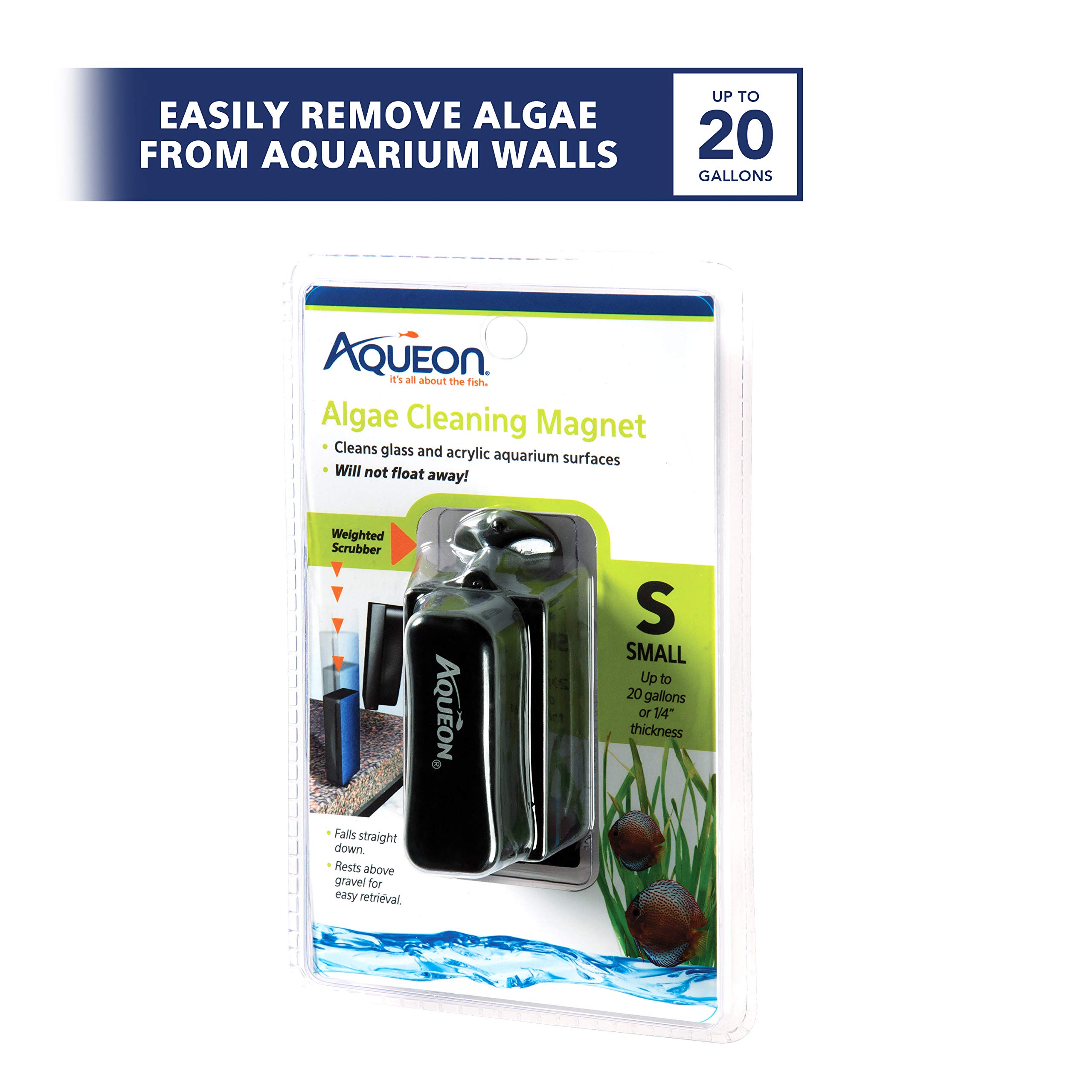 Foto 3 pulgar | Imanes Limpiadores De Algas Para Acuarios Aqueon Para Vidrio Y Acrílico - Venta Internacional.