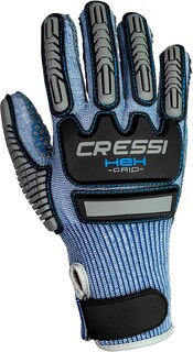 Foto 4 | Guantes Cressi Hex Grip Anticorte Para Buceo Y Pesca Submarina Azul