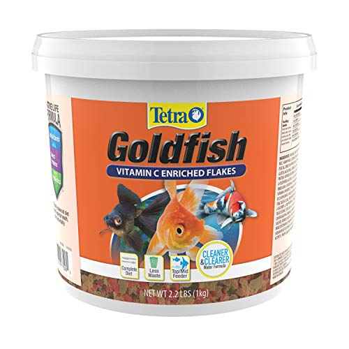 Foto 1 | Alimento Para Peces Tetra Goldfish Flakes, Balde De 1 Kg, Nutritivo - Venta Internacional.