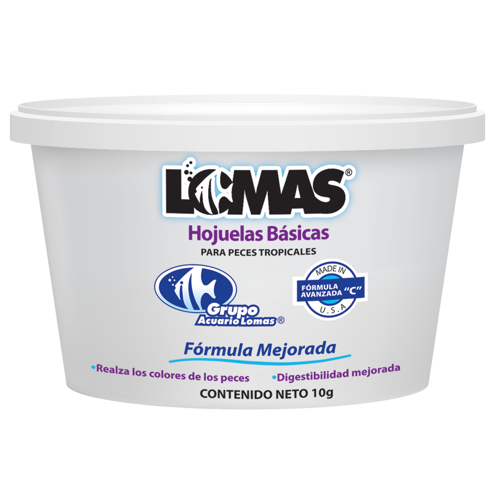Foto 2 pulgar | Alimento para Peces Hojuelas Básicas Peces Grupo Acuario Lomas 10g