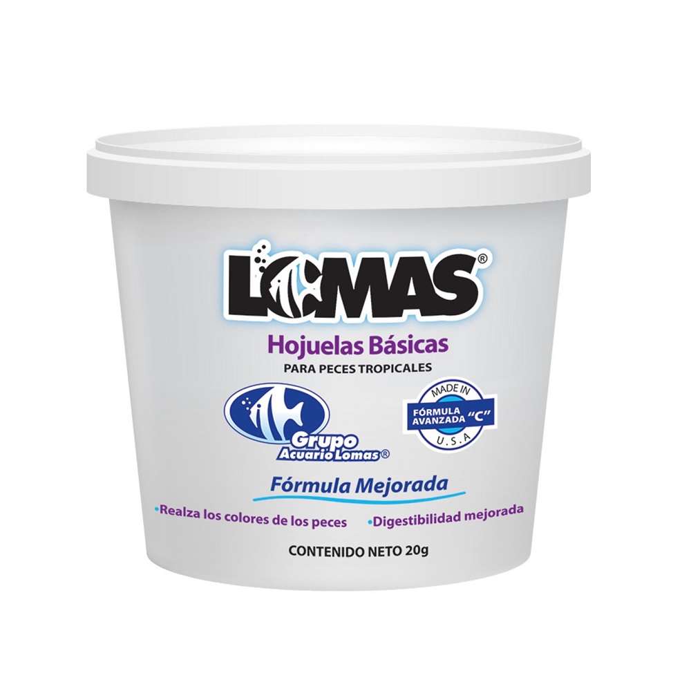 Foto 1 | Hojuelas Básicas GRUPO ACUARIO LOMAS WA002 para Peces Tropicales Alimento 20 G
