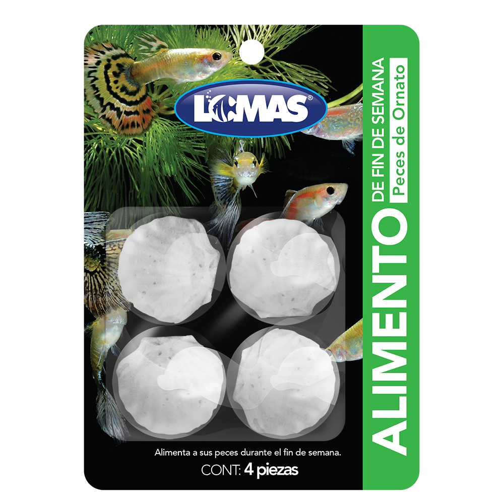Foto 2 pulgar | Alimento de Vacaciones para Peces Lomas FL5033 con Duración de 1 Fin de Semana 4 Piezas