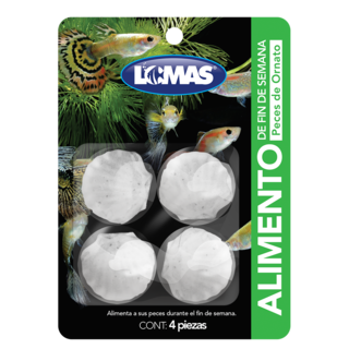 Foto 1 | Alimento de Vacaciones para Peces Lomas FL5033 con Duración de 1 Fin de Semana 4 Piezas