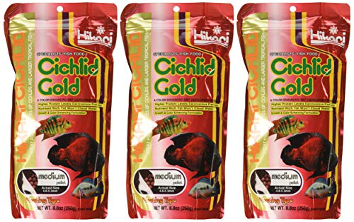 Foto 3 | Pellets Flotantes Hikari Cichlid Gold Para Alimentos Para Peces, 260 Ml (paquete De 3) - Venta Internacional.