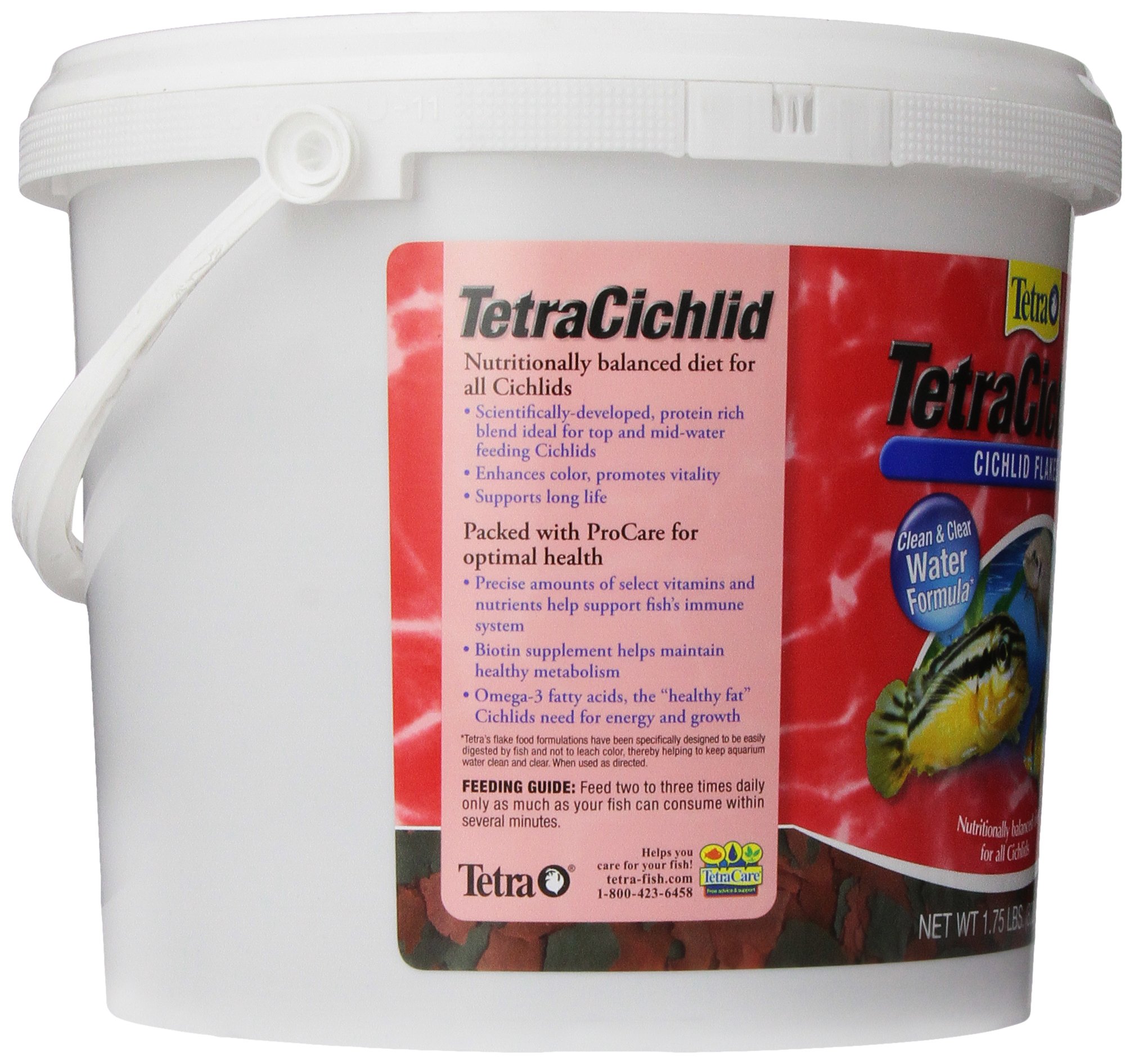 Foto 3 pulgar | Comida Para Peces Tetracichlid Cíclidos En Hojuelas  800 G  Agua Limpia - Venta Internacional.