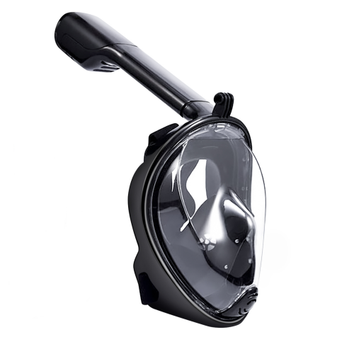 Foto 2 pulgar | Máscara Tubo Snorkel Cara Completa con Soporte en la Cámara Generac H100014-s/m color Negro