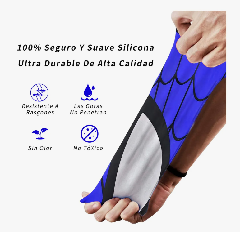 Foto 4 pulgar | Gorro Xtellar  De Natación Impermeable De Pu Antideslizante+goggles