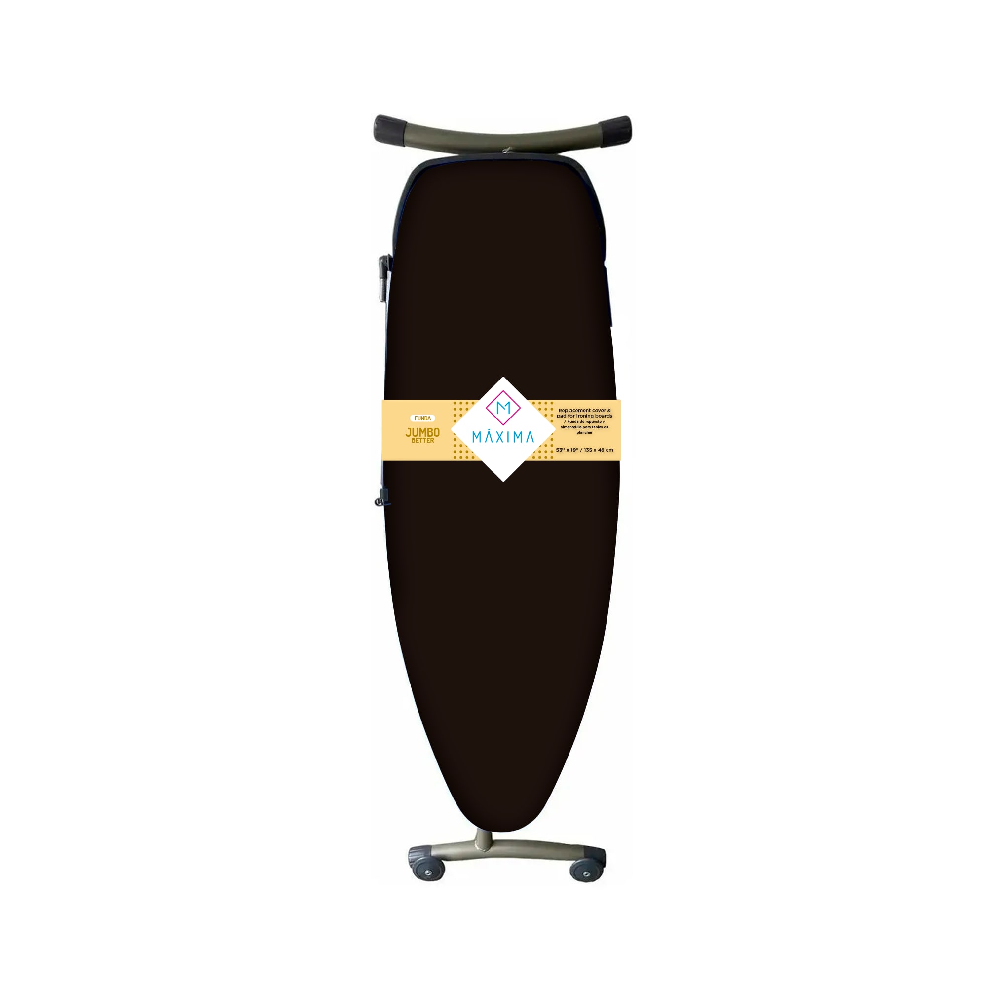 Funda Repuesto para Burro de Planchar Maxima Hogar Jumbo Negro $399