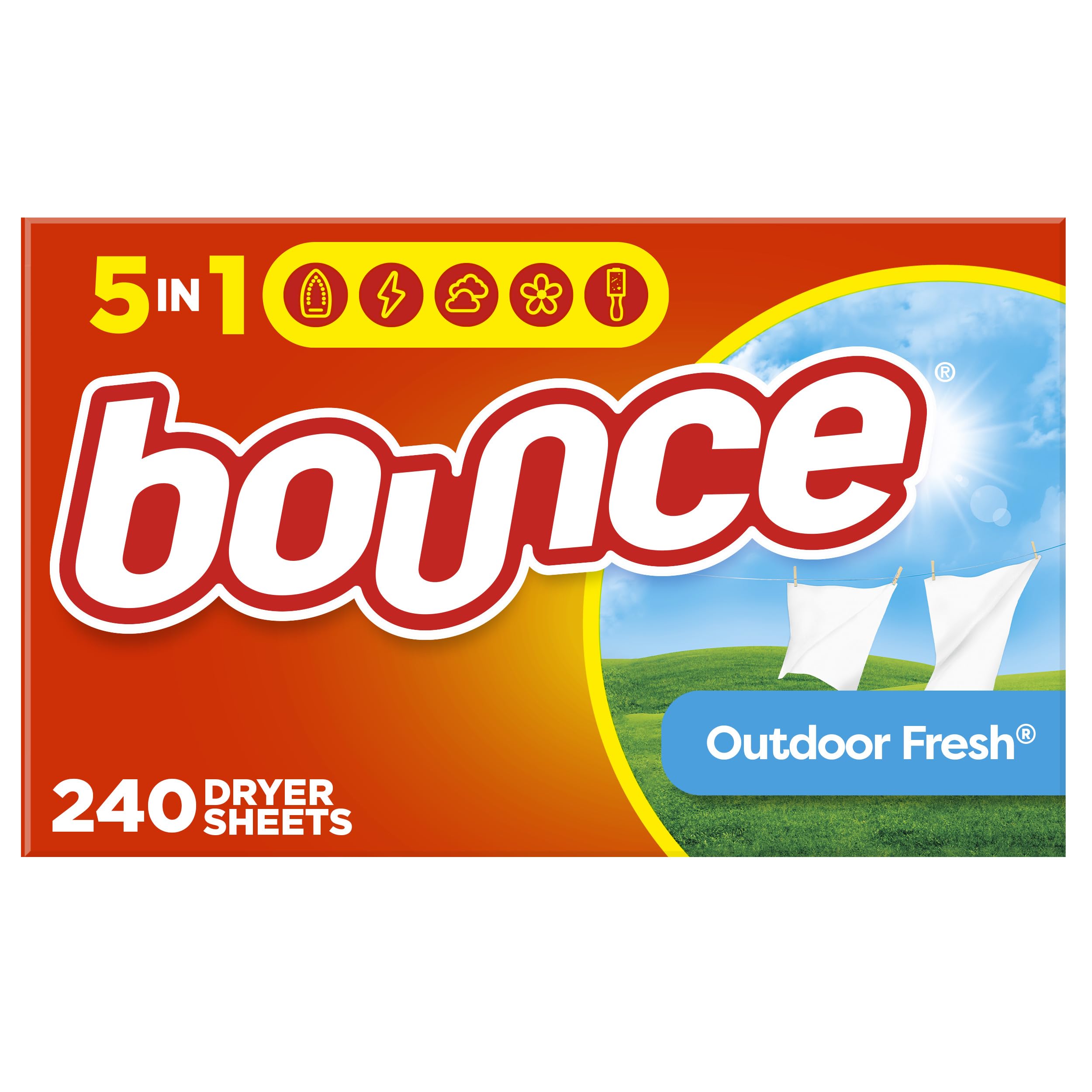 Suavizante De Ropa Para Ropa Dryer Sheets Bounce, 240 Unidades - Venta Internacional.