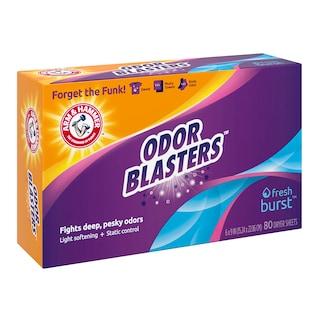 Foto 2 | Toalla Para Secadora Arm & Hammer Odor Blaster Fresh Burst, 80 Unidades, 2 Unidades - Venta Internacional.