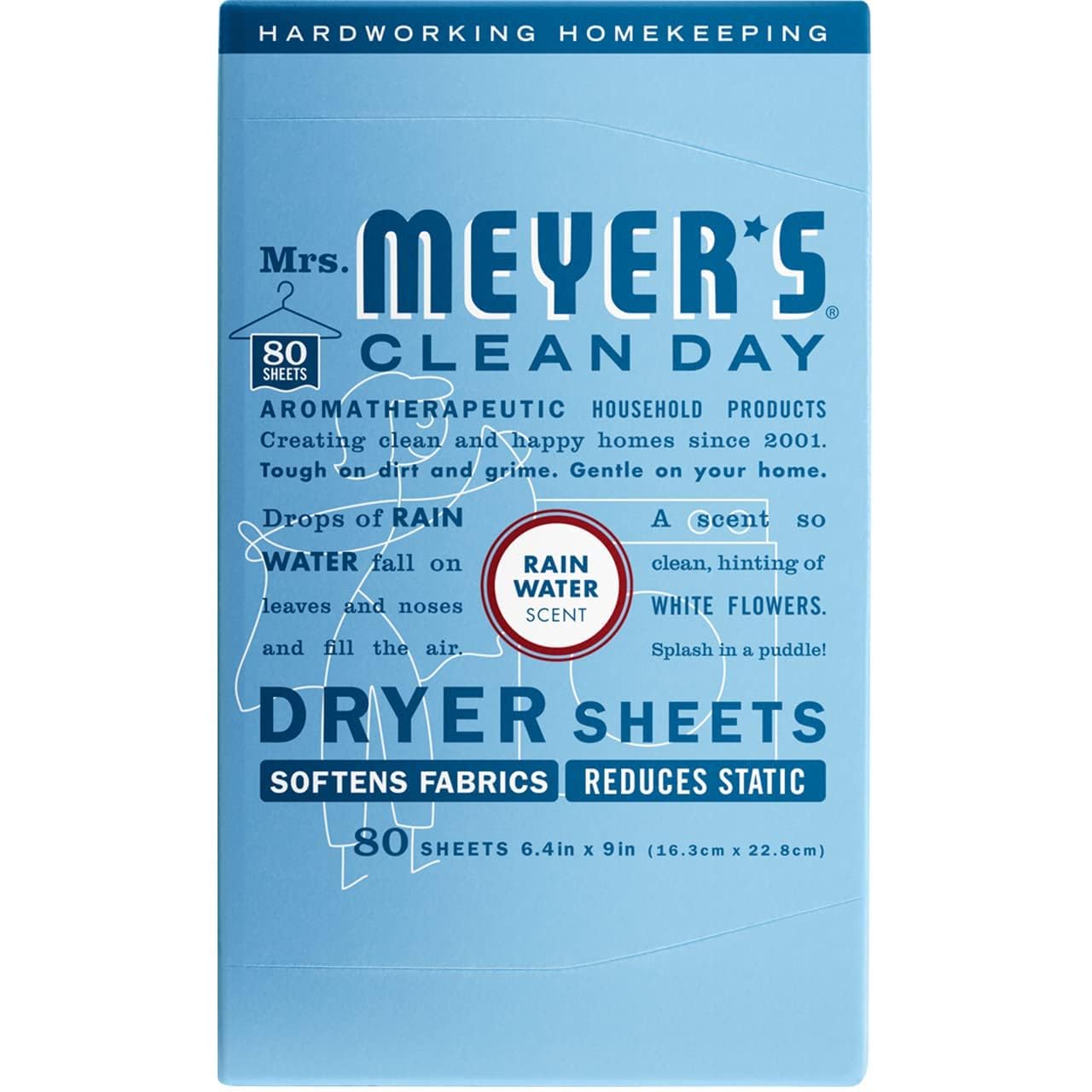 Foto 2 | Sábanas Para Secadora Mrs. Meyer's Clean Day, 160 Sábanas - Venta Internacional.