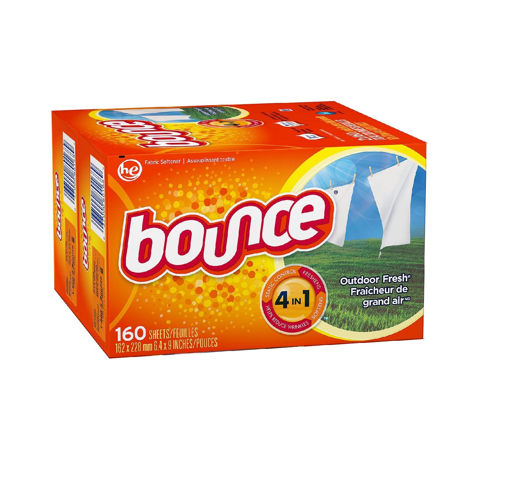 Foto 3 pulgar | Sábanas Para Secadora Bounce Outdoor Fresh Scent 320 Hojas - Venta Internacional.