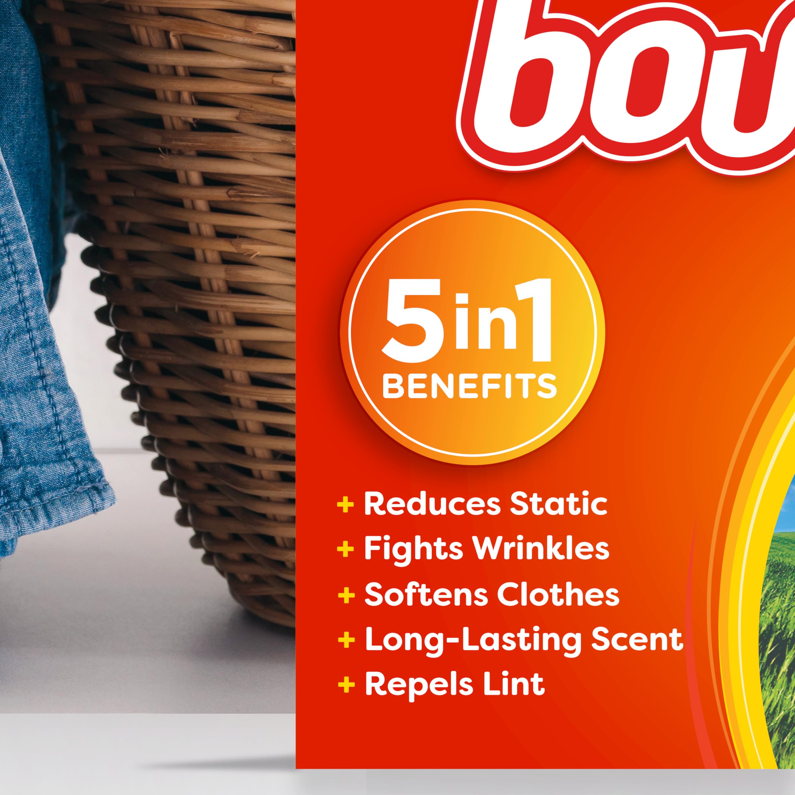 Foto 3 pulgar | Sábanas Suavizantes Para Secadora Bounce Fresh Linen Scent 120x2 - Venta Internacional.