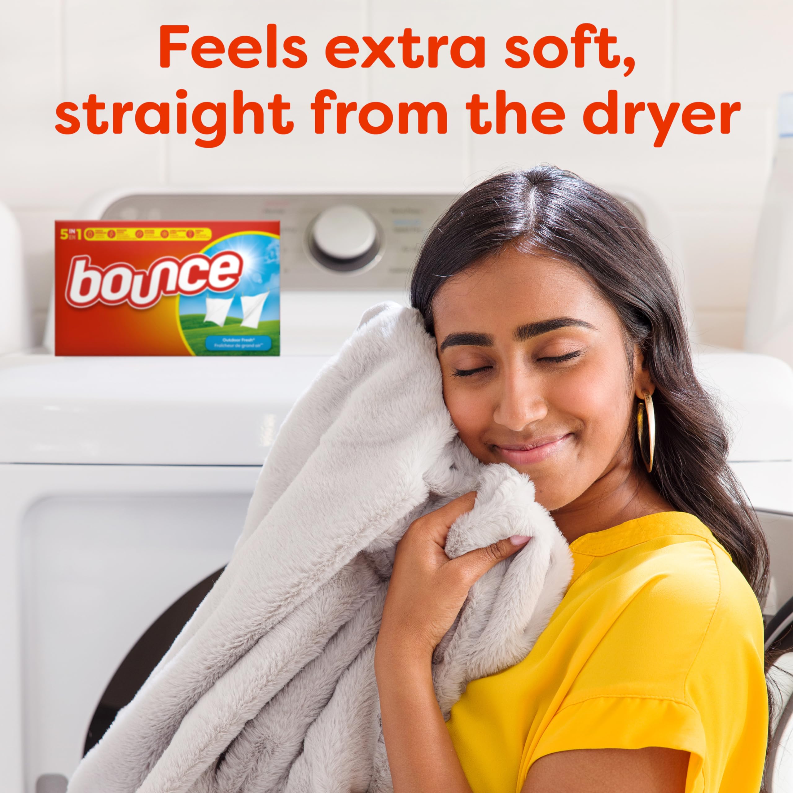 Foto 5 | Sábanas Suavizantes Para Secadora Bounce Fresh Linen Scent 120x2 - Venta Internacional.