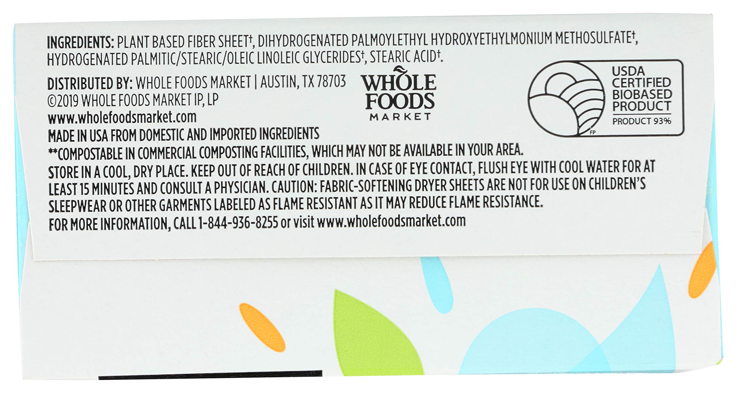 Foto 4 pulgar | Suavizante De Telas Para Secadora Sin Perfume 365 De Whole Foods - Venta Internacional.