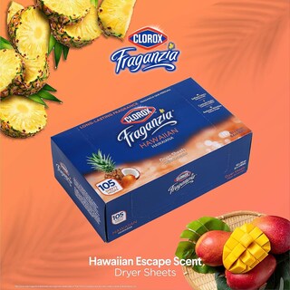 Foto 3 | Toallas Para Secadora Clorox Fraganzia Hawaiian Escape Scent 630 Unidades - Venta Internacional.