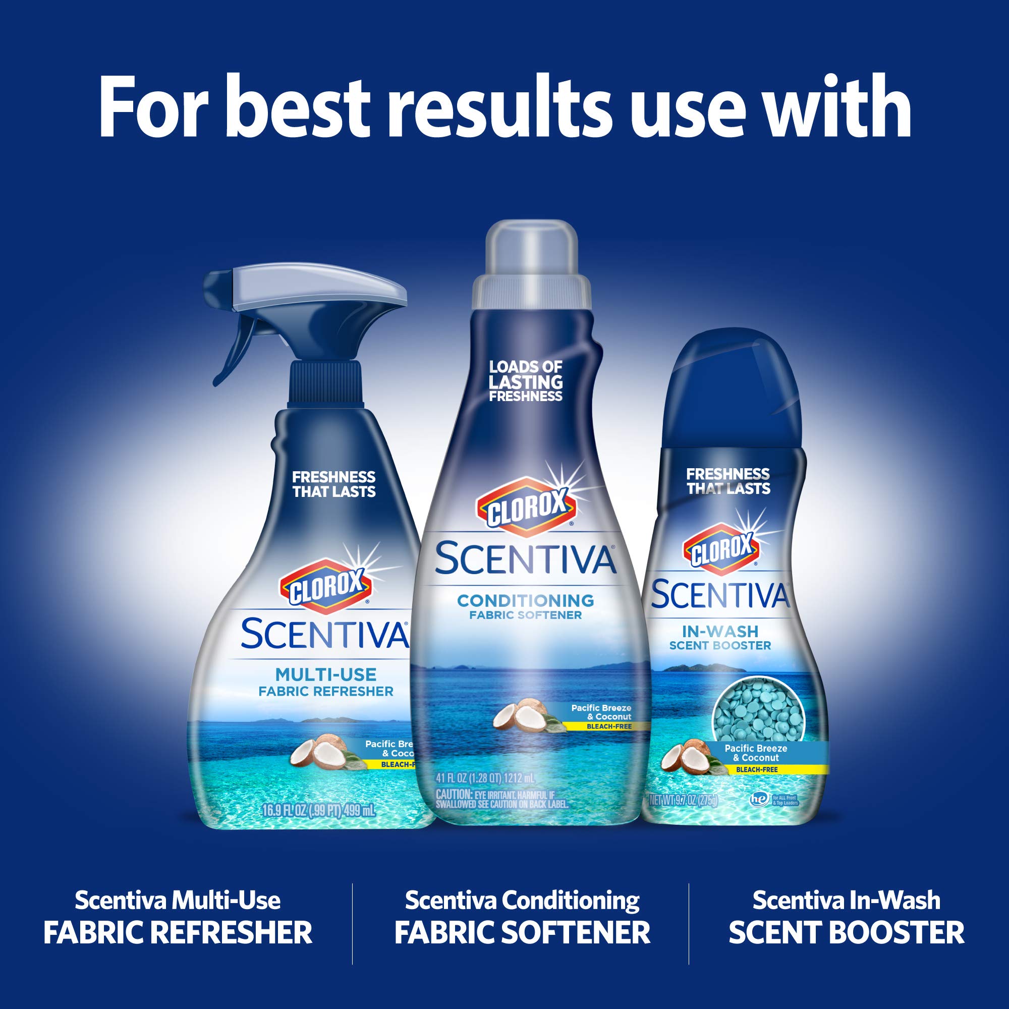 Foto 5 | Sábanas Para Secadora Clorox Scentiva, Suavizantes De Tela, 105 Hojas, Paquete De 6 - Venta Internacional.