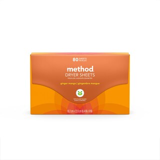 Foto 2 | Dryer Sheets Method, Compostables, Con Aroma A Jengibre Y Mango, 480 Hojas - Venta Internacional.