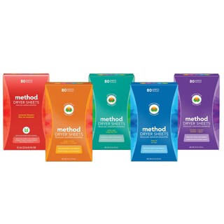 Foto 7 | Dryer Sheets Method, Compostables, Con Aroma A Jengibre Y Mango, 480 Hojas - Venta Internacional.