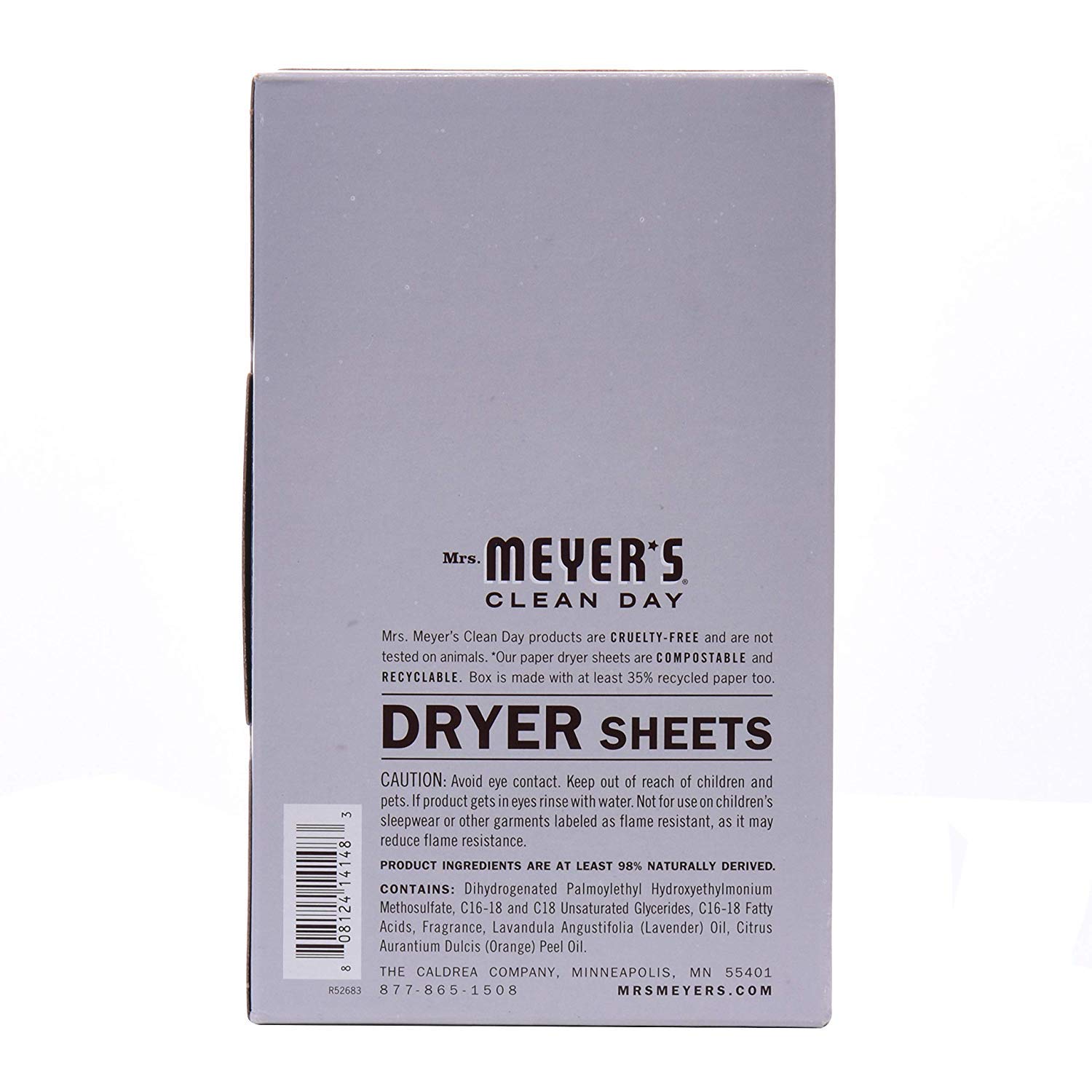 Foto 4 pulgar | Sábanas Para Secadora Mrs. Meyer's Clean Day Lavender, Paquete De 2 (160) - Venta Internacional.