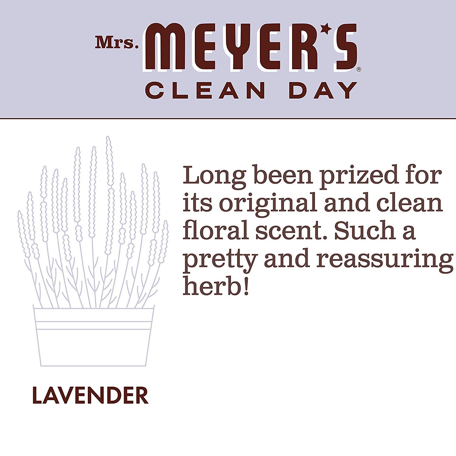 Foto 5 pulgar | Sábanas Para Secadora Mrs. Meyer's Clean Day Lavender, Paquete De 2 (160) - Venta Internacional.