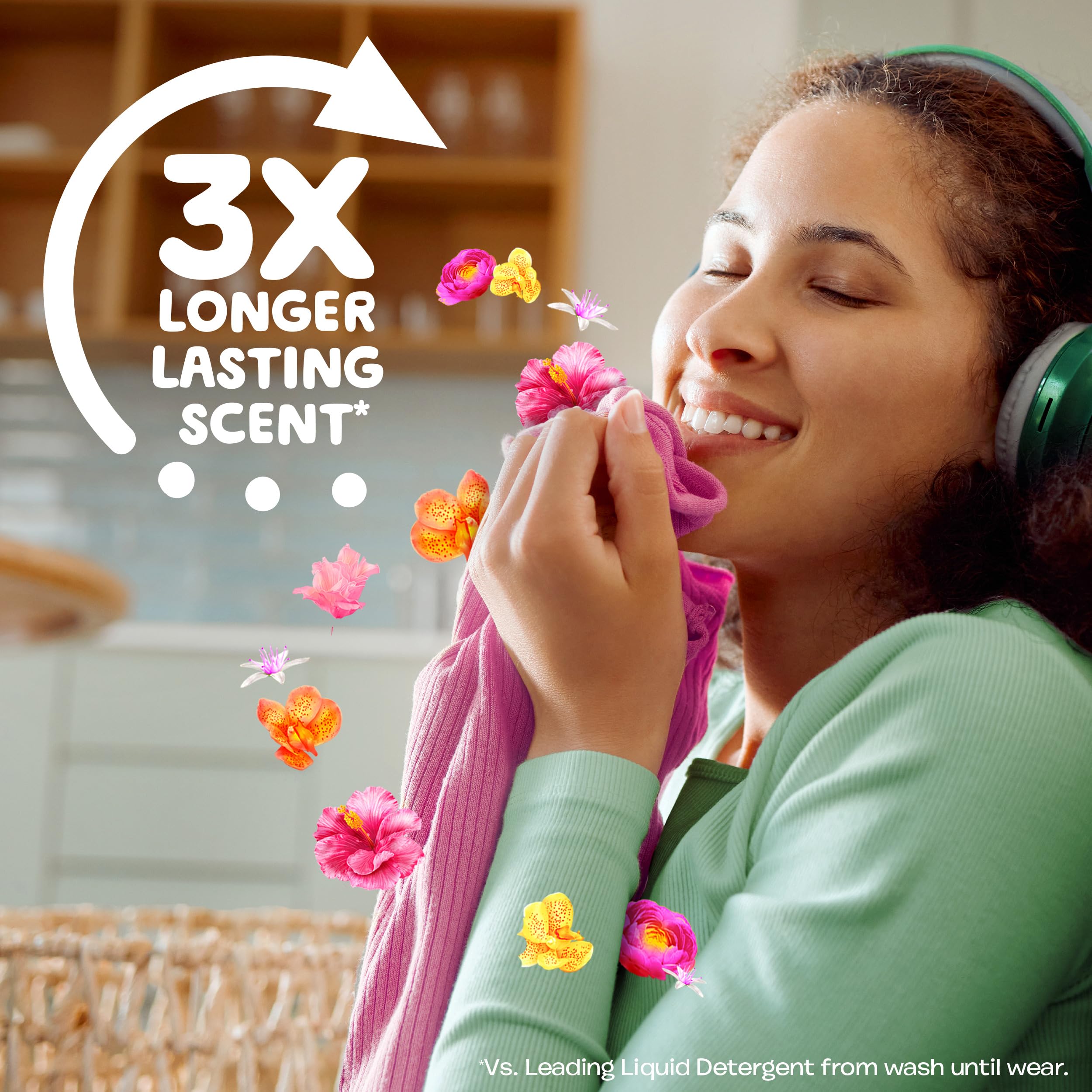 Foto 6 pulgar | Suavizante De Telas Gain Happy 3l 151 Loads - Venta Internacional.